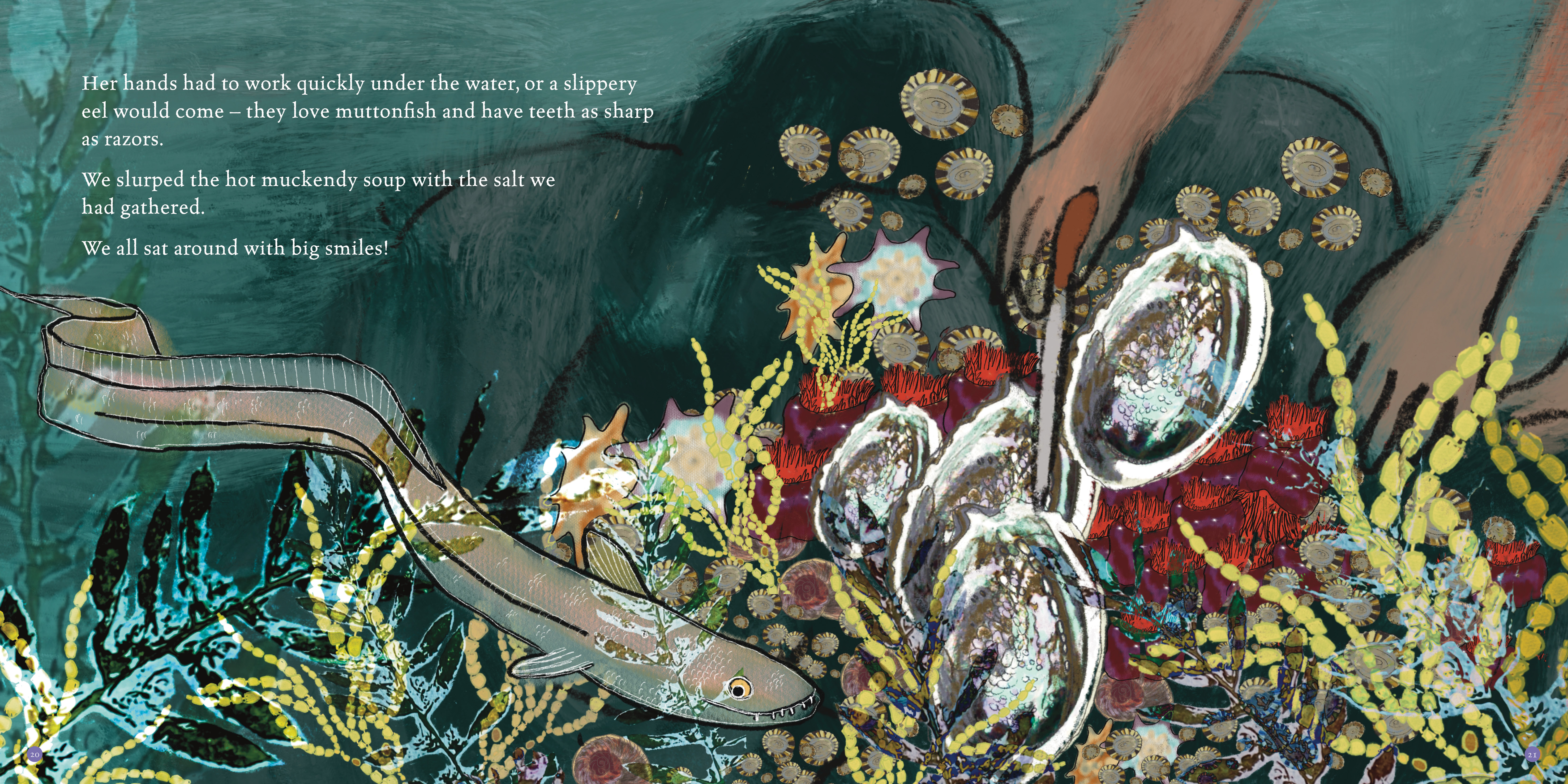 Muttonfish Magic by Aunty Ruth Simms & Lucy Robertson, illustrated by ...